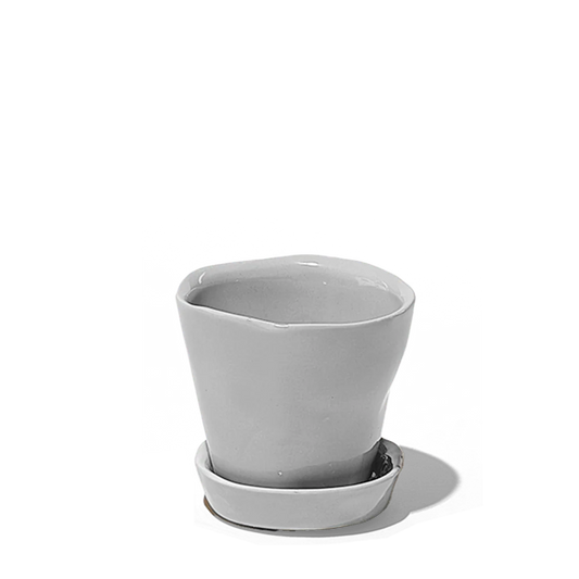 Tika Pot and Saucer