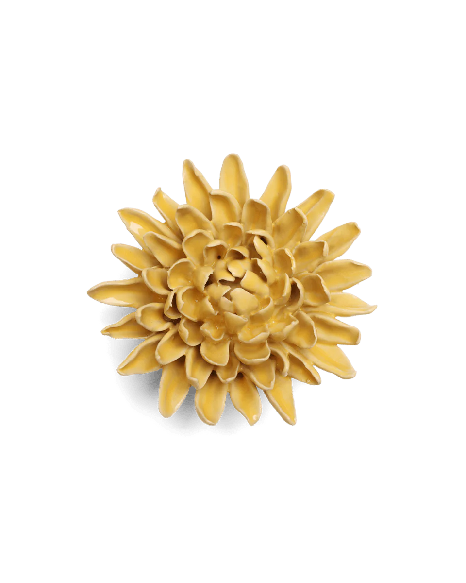 Chrysanthemum Ceramic Flower - CREAM COLOR