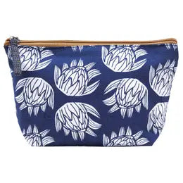 PROTEA Pouch,Blue and White
