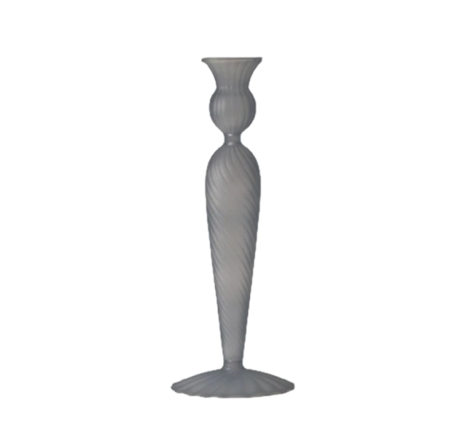 Colorful Glass Candlestick Holder