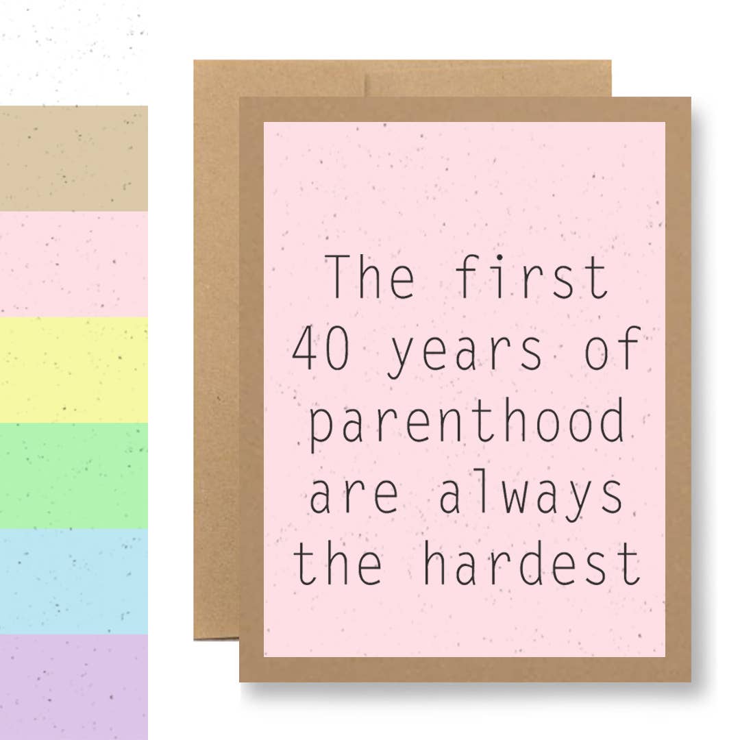 The first 40 years...