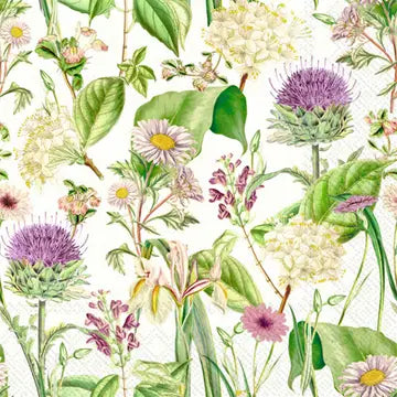 Wildflower Cream Cocktail Napkins