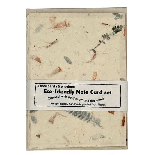 Marigold and Leaf Note Card