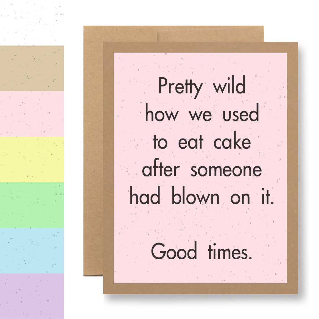 Grows Wildflowers - 7 Colors - ...someone had blown on it...