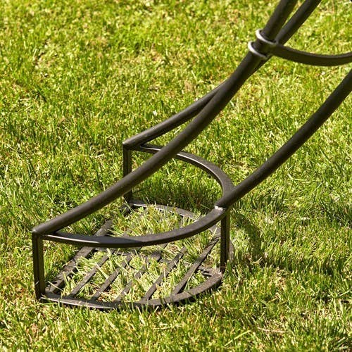Iron Moon Arbor with Stands in Antique Black Fall Decor, arch - GET STAKES AND INSTRUCTIONS FROM RIGHT DRAWER!!!