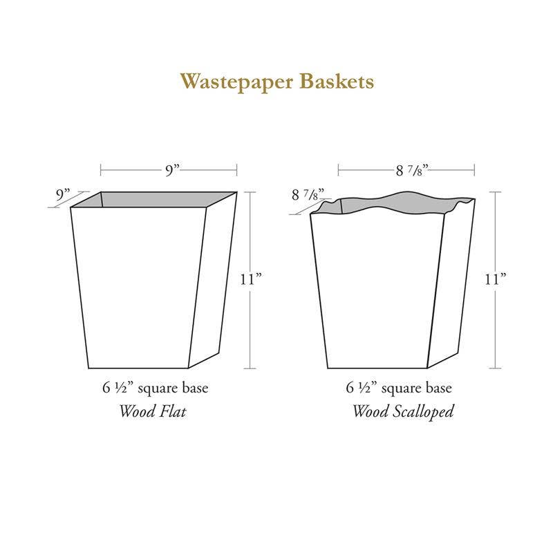 Blue Provencial Wastepaper Baskets