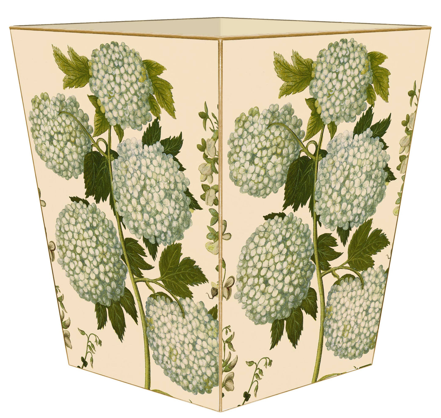 Pale Hydrangea Wastepaper Basket