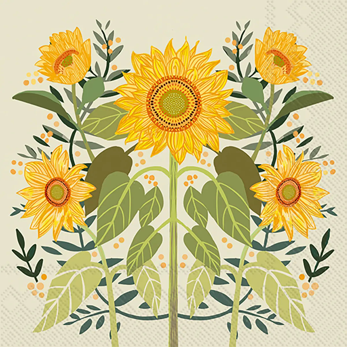 Sunflowers, Fall , Cocktail Napkins