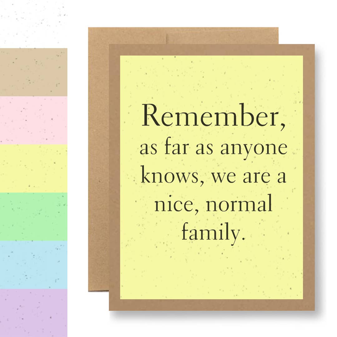 Grows Wildflowers - 7 Colors - ...nice, normal family