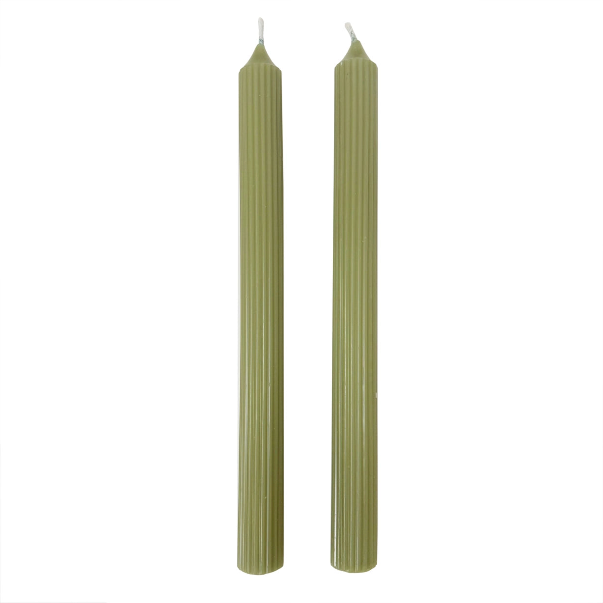 Ridged Taper Candles