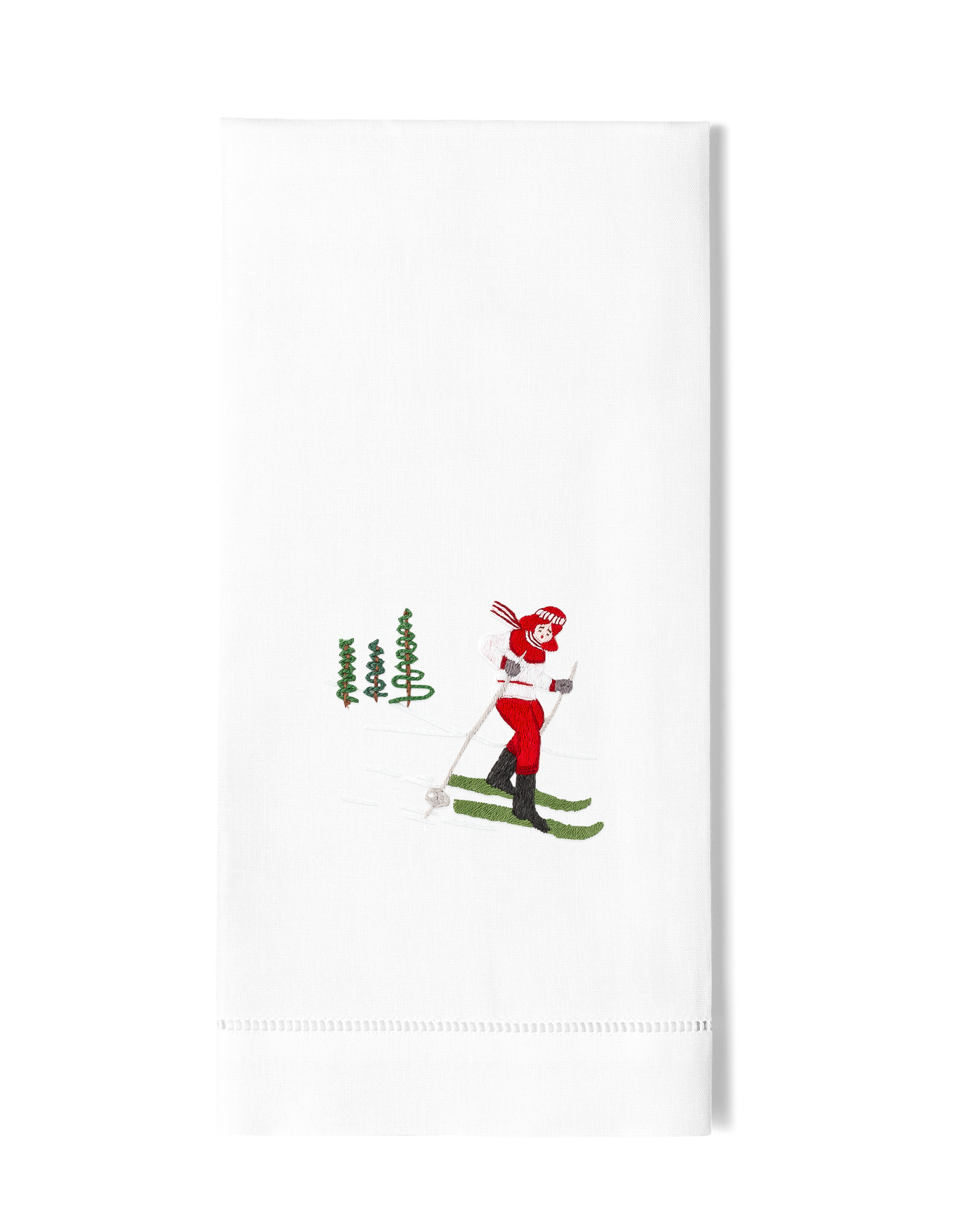 Skier Jill Hand Towel