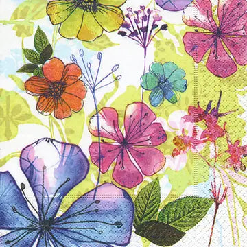 Periwinkle Pastiche Cocktail Napkins