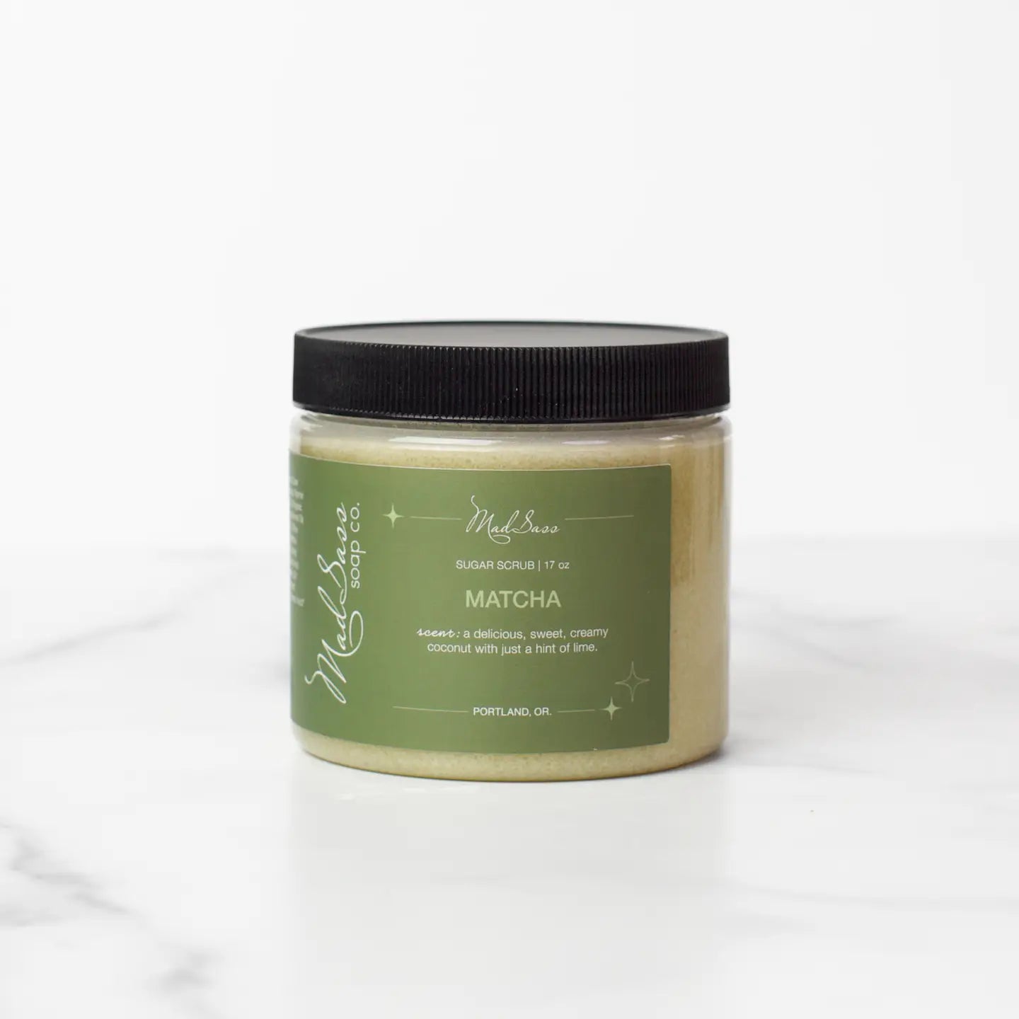 Matcha Coconut and Lime Sugar Scrub