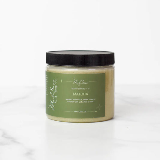 Matcha Coconut and Lime Sugar Scrub