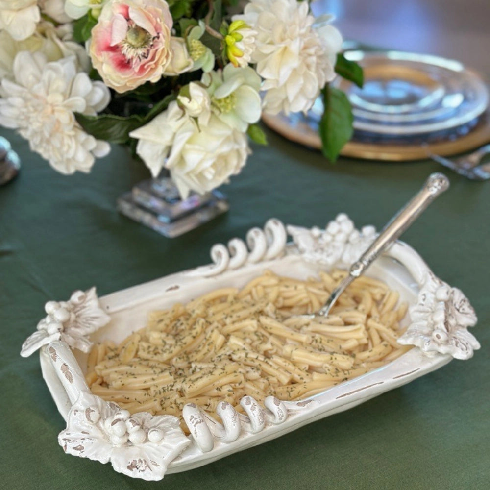 Antico White Serving Dish