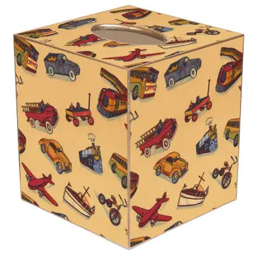 Trains, Planes and Automobiles Tissue Box Cover