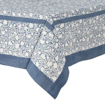 Meadows Blue Tablecloth