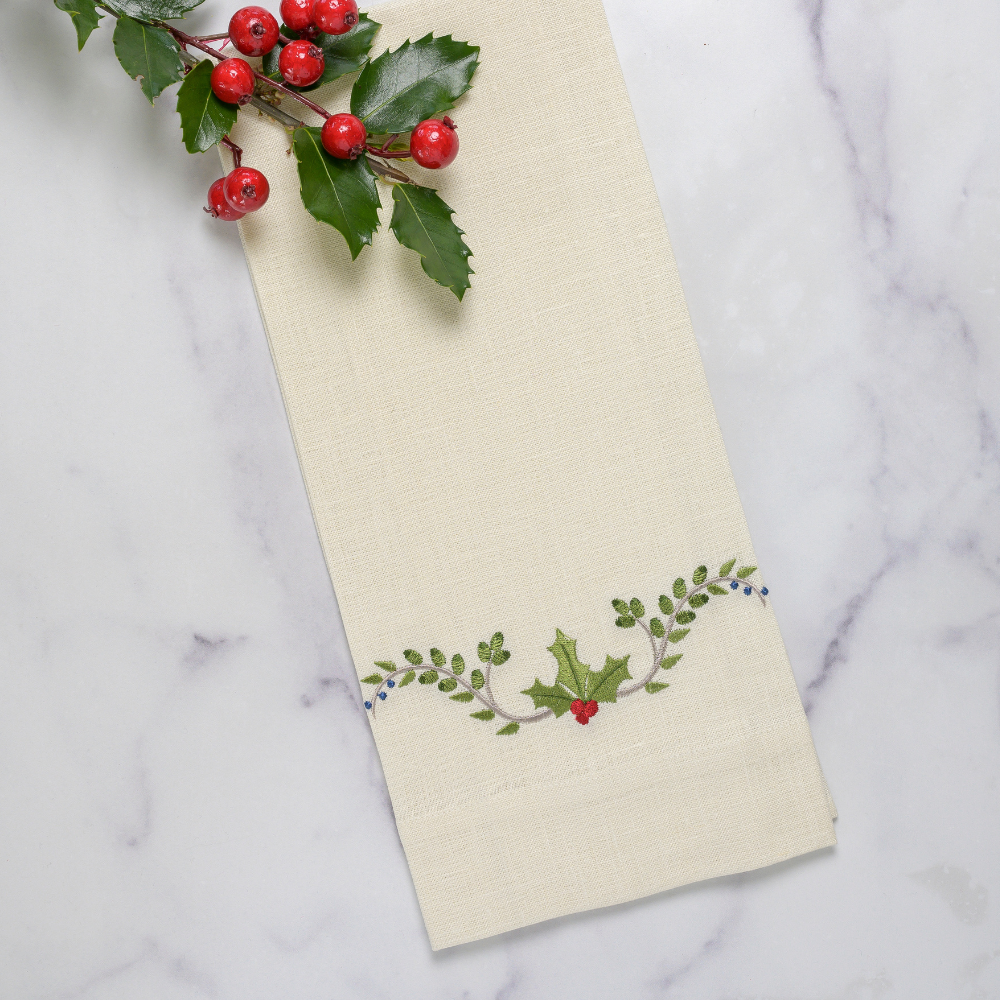 Medici Festivo Towel, Cream (Multi)