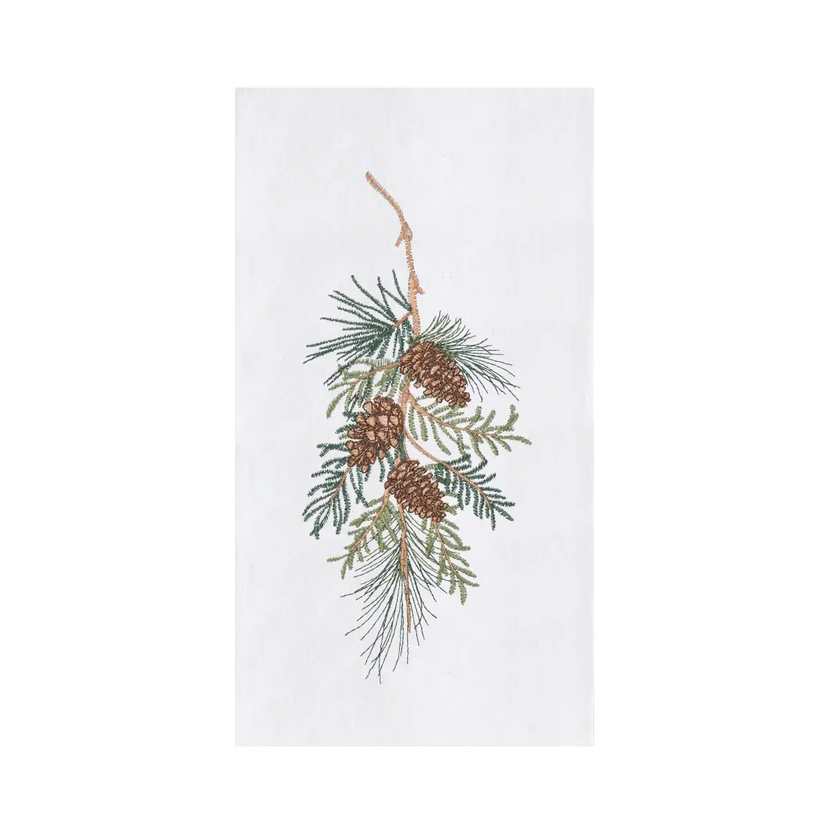 Christmas Pinecone Towel