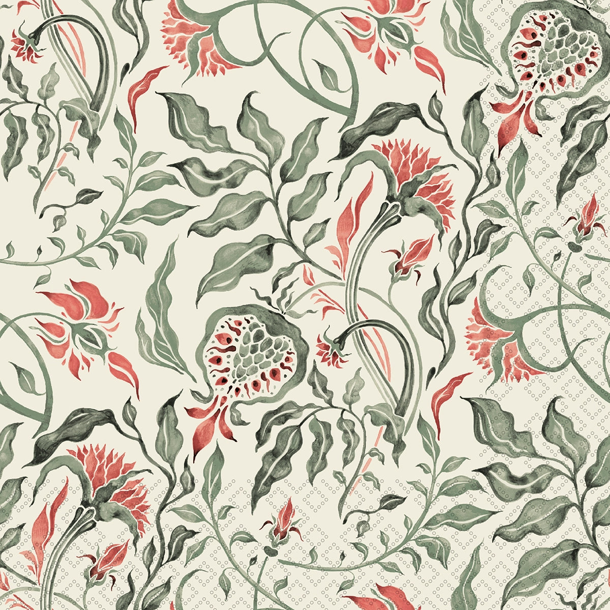 Royal Pattern Cocktail Napkins