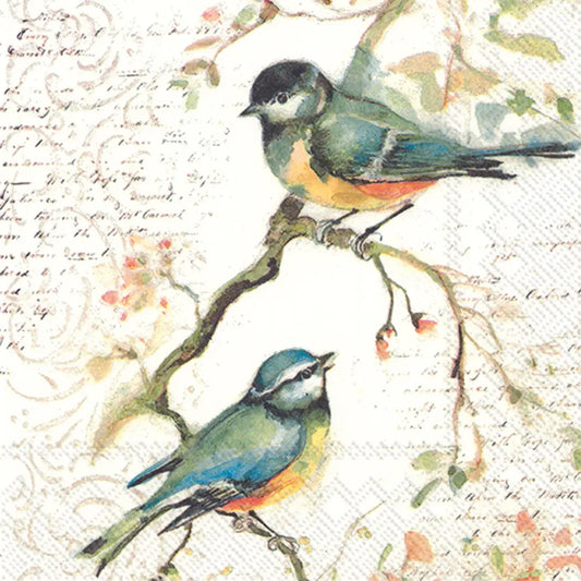 Happy Titmouse Cocktail Napkins