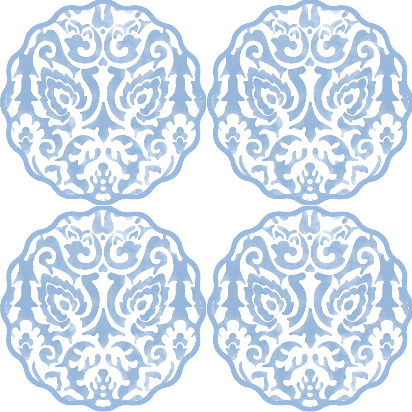 Scalloped Coasters36