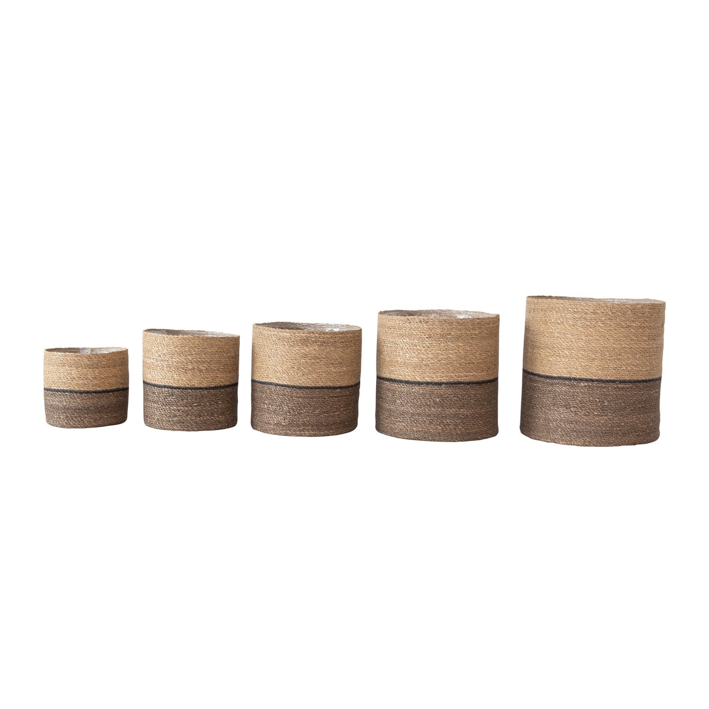 Decorative Baskets with plastic lining
