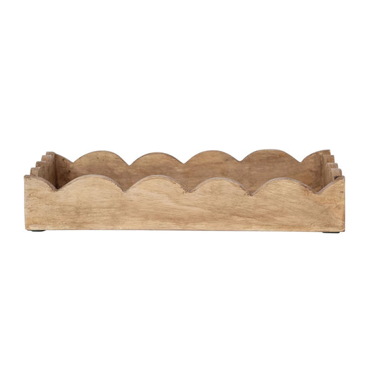 Mango Scalloped Tray