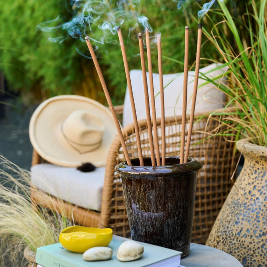Citronella and Lemongrass Garden Stakes, Handmade