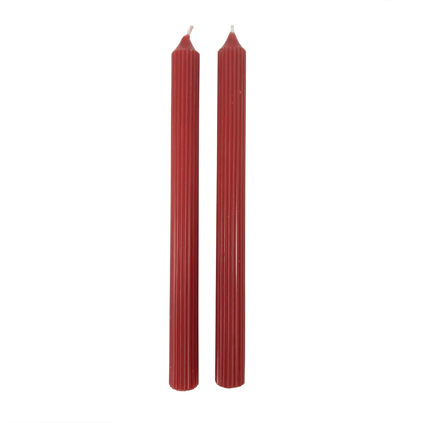 Ridged Taper Candles
