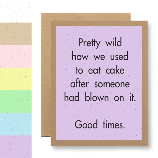 Grows Wildflowers - 7 Colors - ...someone had blown on it...
