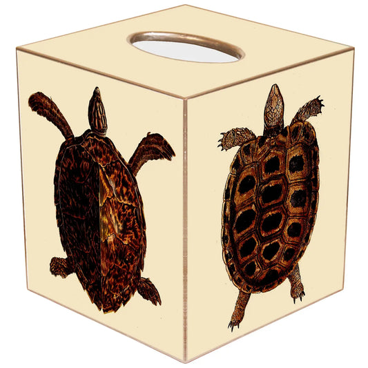 Pair of Turtles Tissue Box