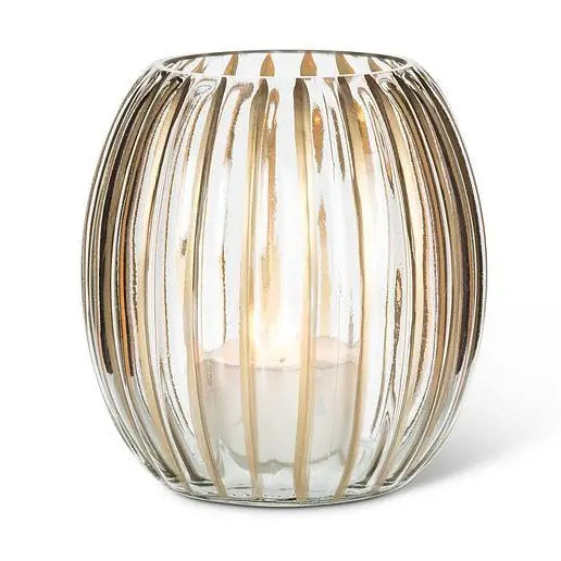 Ribbed Candle Holder