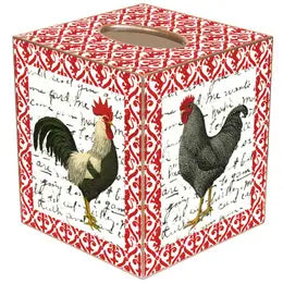 Rooster Tissue Box
