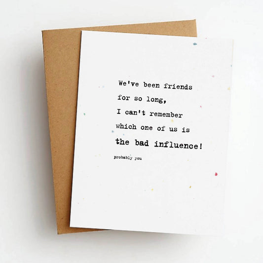 We've been friends for a long time,I can't remember