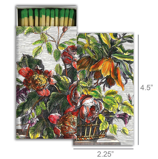 Matches - Basket of Flowers