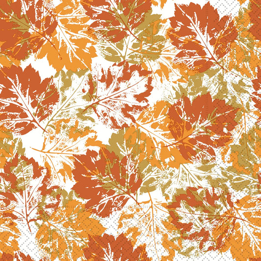 Harvest Leaves Cocktail Napkins