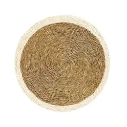 Grass Placemats with White Trim
