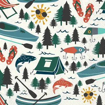 Lake Life Cocktail Napkins