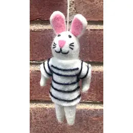 Christmas Bunny Ornament