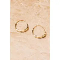 Frances Threader Hoop Earrings
