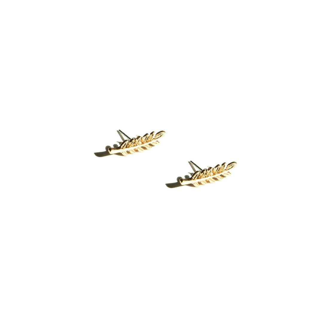 Lily Leaf Ear Climbers, earrings