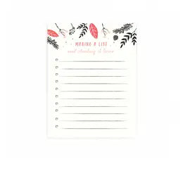 MAKING A LIST and checking it twice, notepad, pad