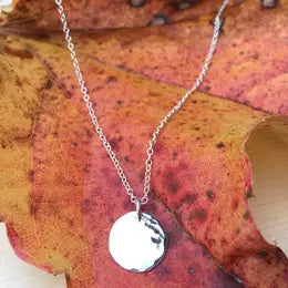 Dot Necklace, silver