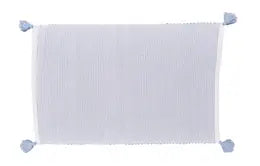 Bree Sky Blue Placemat, tassles