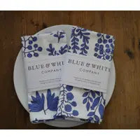 Blue and White Napkins