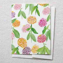 Card Zinnia Garden, Isa Salazar