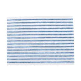 Cornflower Blue Ticking Stripe Placemat, Set of 4