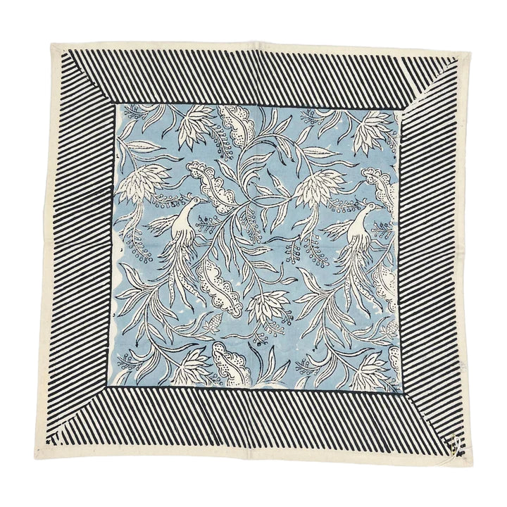 Cabana Flowers and Feathers Napkins and Tablecloth