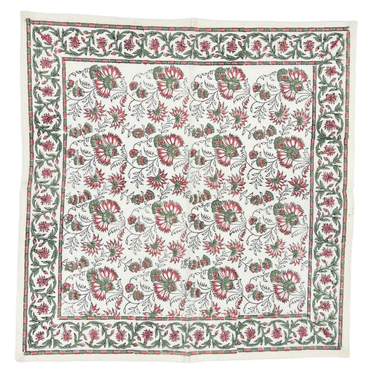 Cabana Pink Green and White Napkins